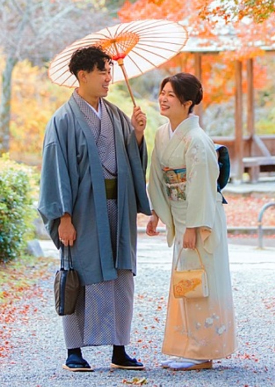 Couple kimono plan