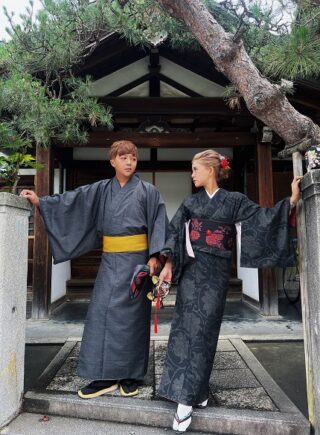 Couple kimono plan